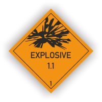 etichete pentru explozive diviziunea 1.1
